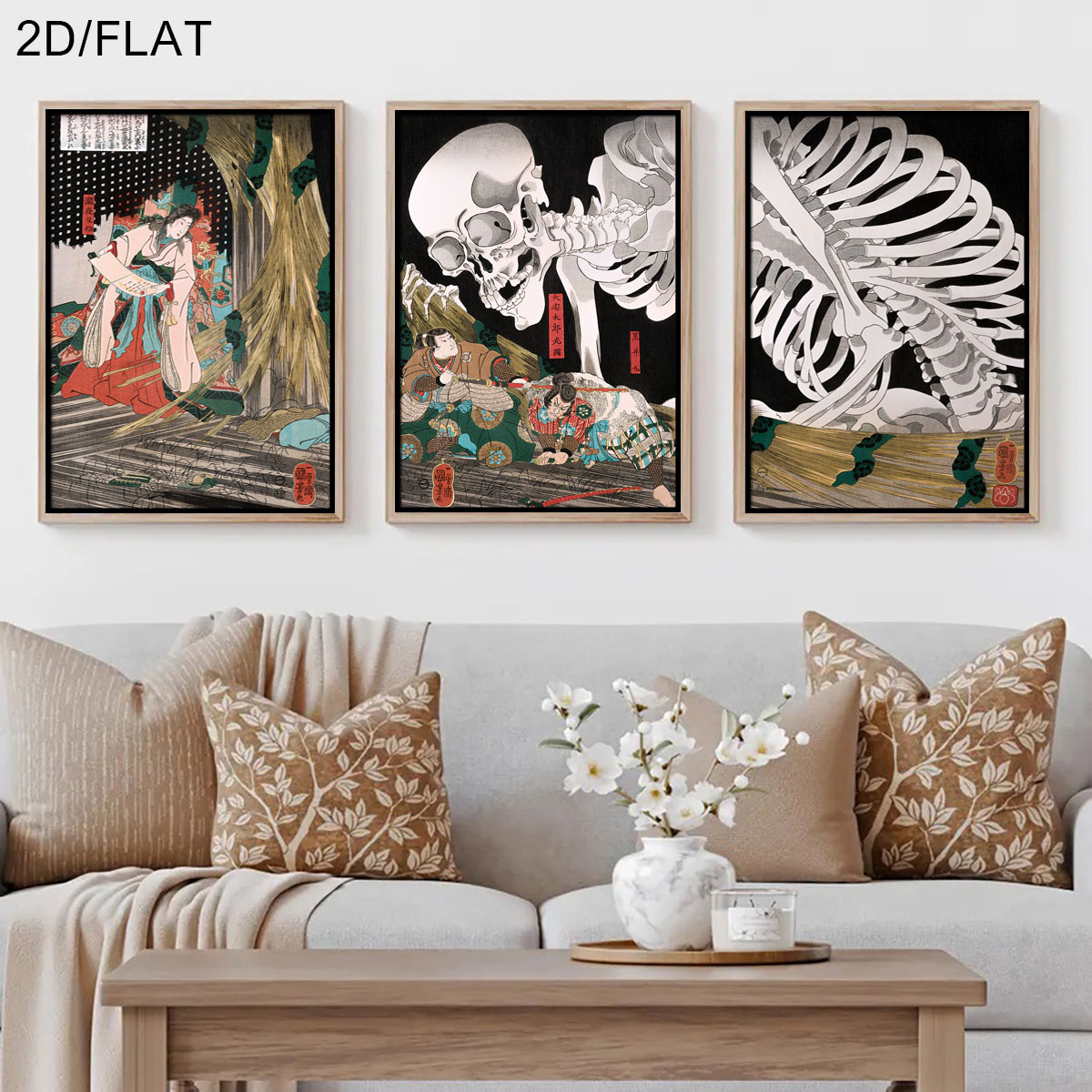 Home Decor Trends - 3 pezzi di quadri su tela