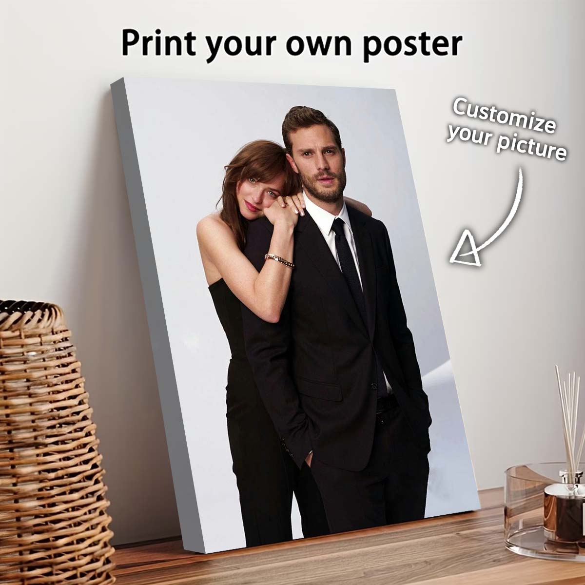 Home Decor Rustic - Stampa Personalizzata su Tela da Tuo