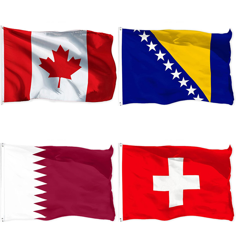 Home Decor Qatar - Bandiera del Gruppo B Mondo 2026