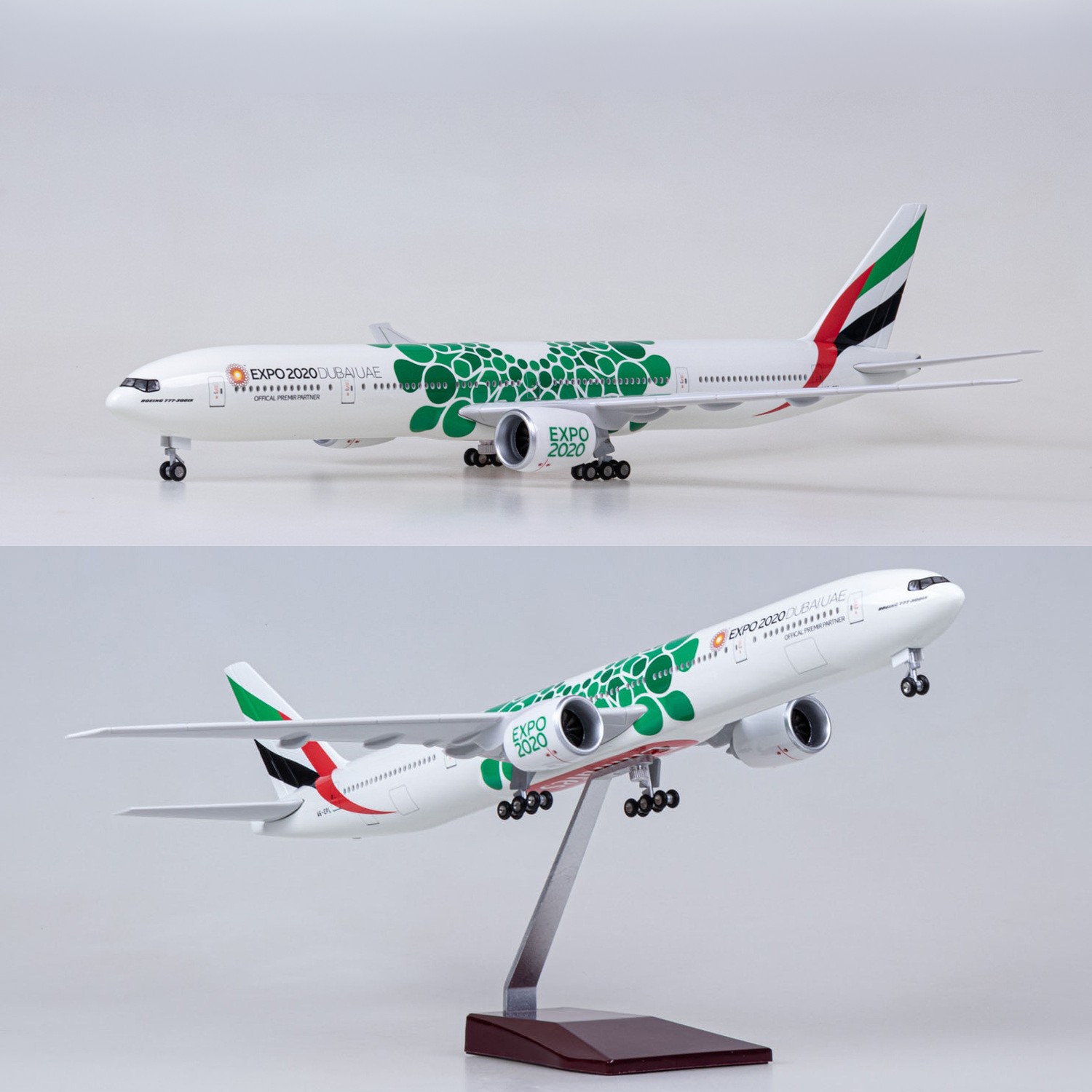Home Decor Expo - Modello in resina pressofusa dell'aereo Emirates