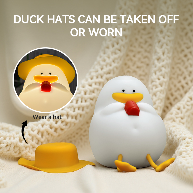Home Decor Gift - Luce notturna Happy Duck, lampada da