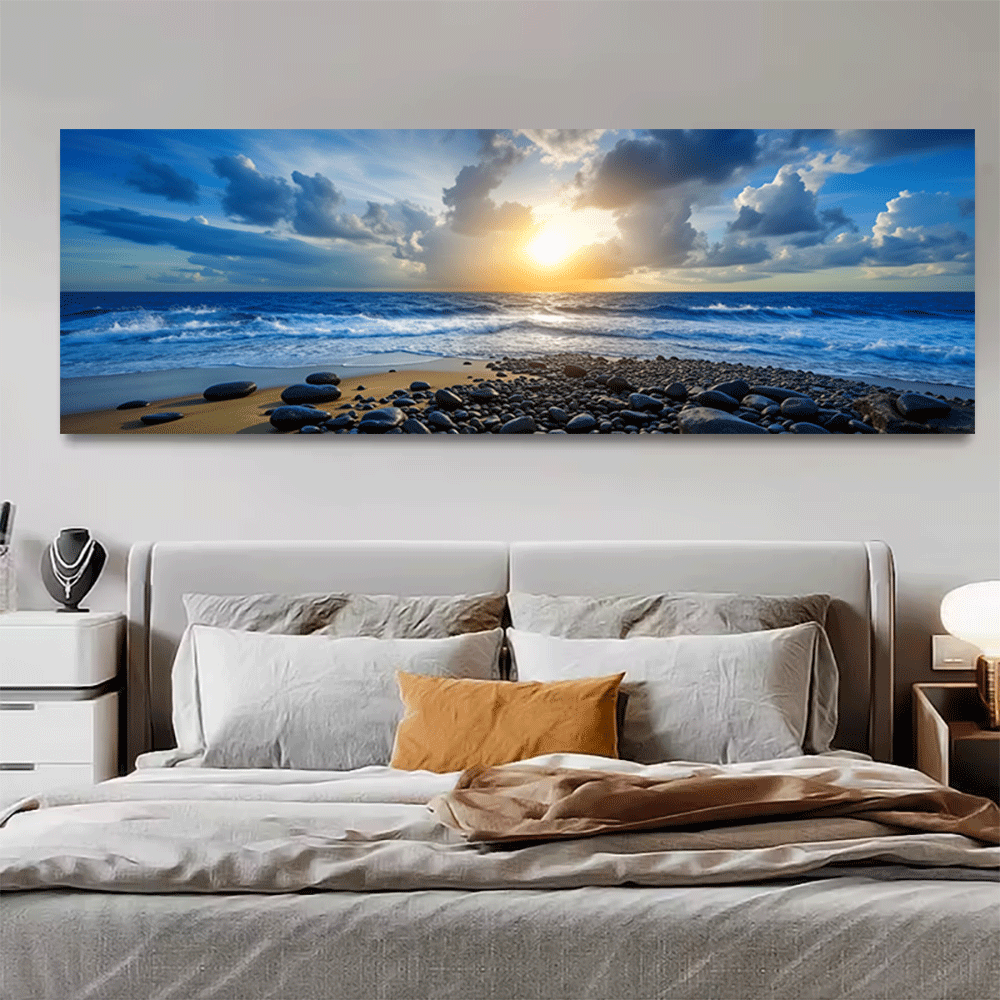 Home Decor Trends - 1PC-Poster su tela senza cornice, tramonto