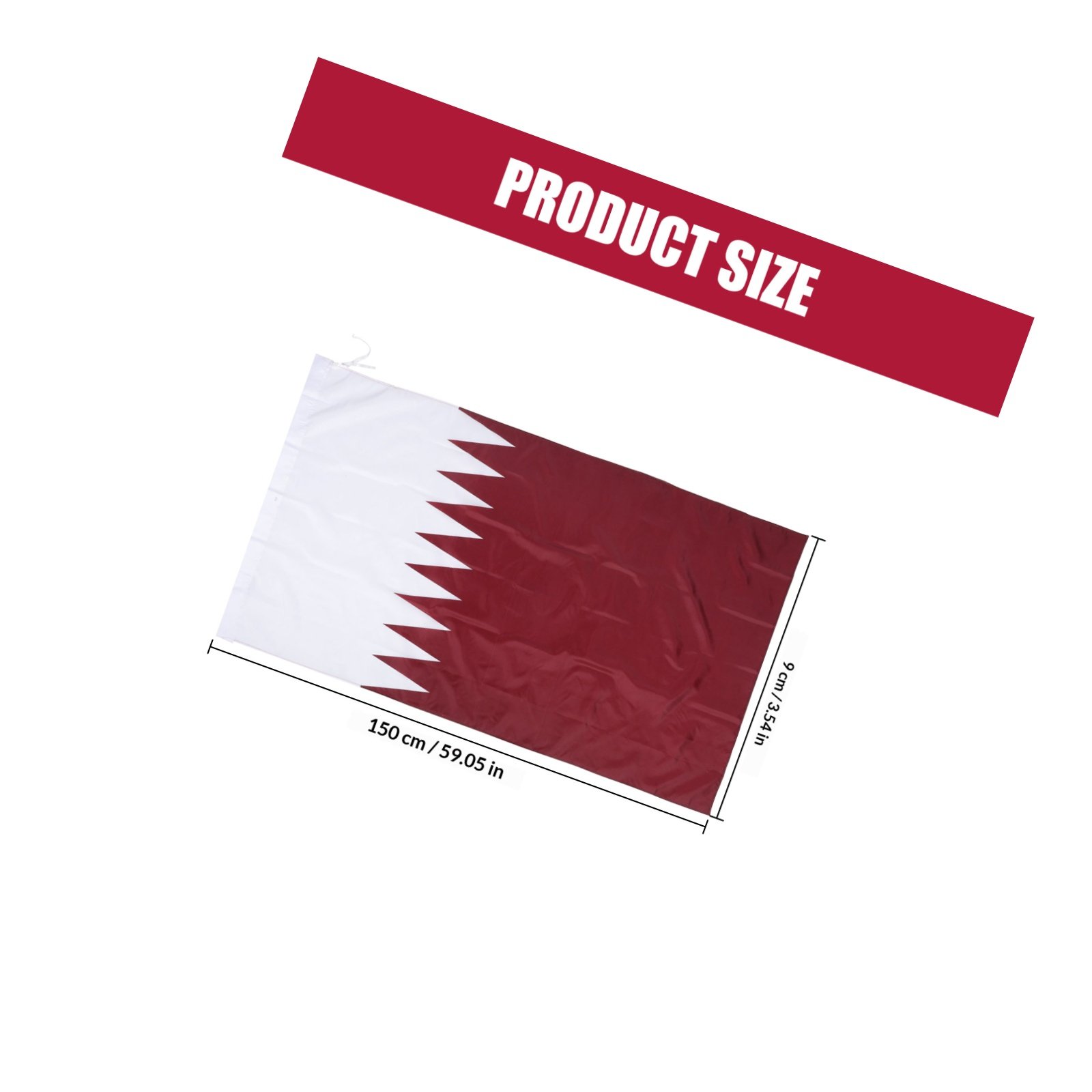 Bandiera del Qatar in Polieste - Home Decor Qatar recensione e prezzo