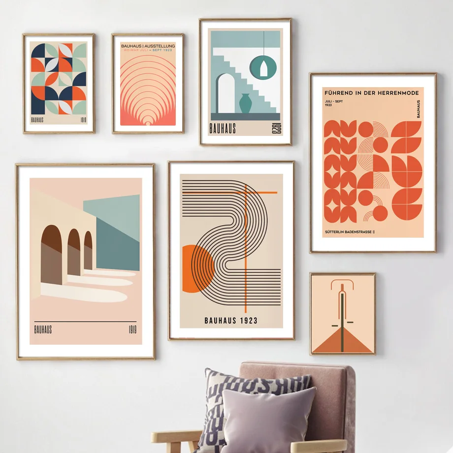 Bauhaus Expo Canvas Wall Art - - Home Decor Expo recensione e prezzo