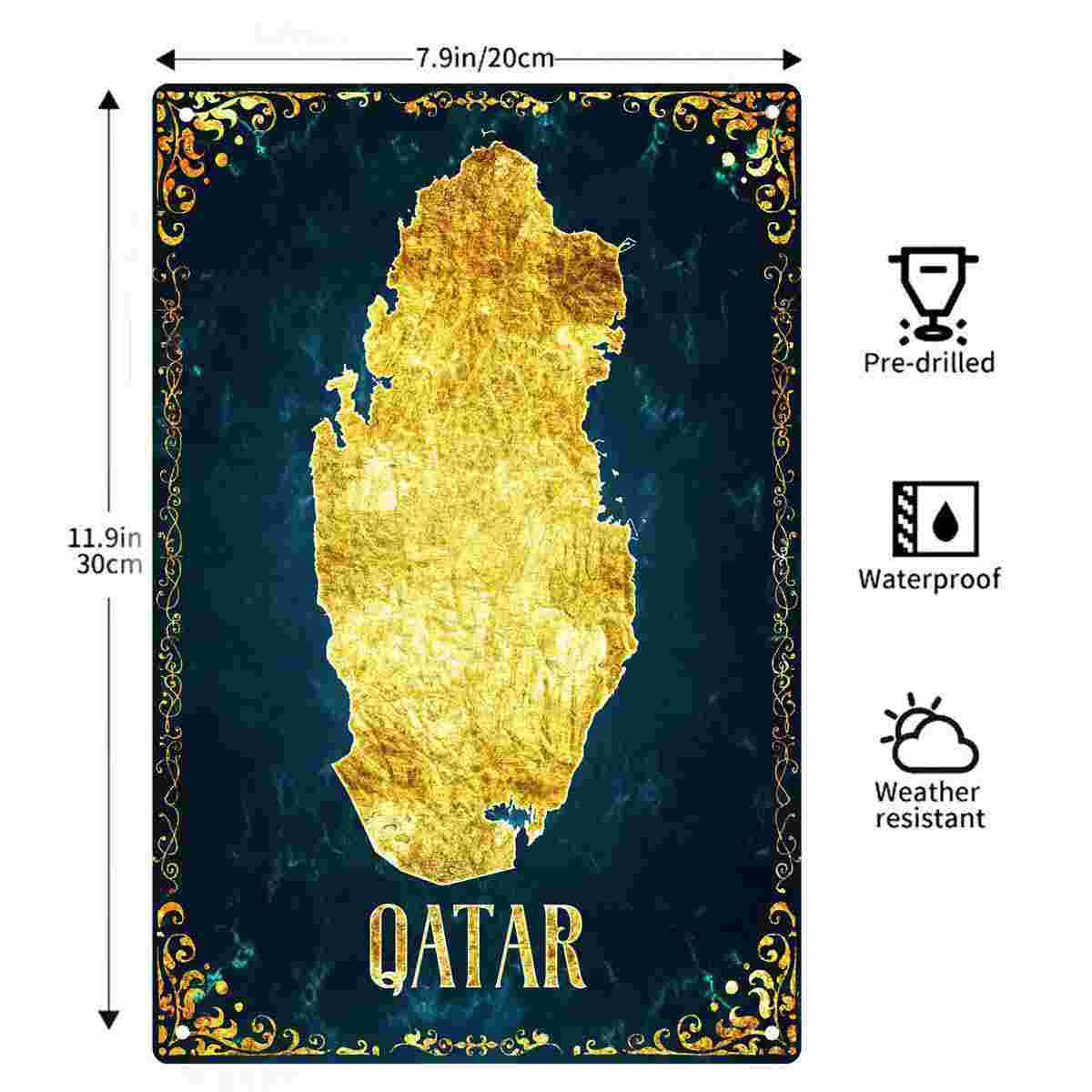 Decorazione da parete in metal - Home Decor Qatar recensione e prezzo