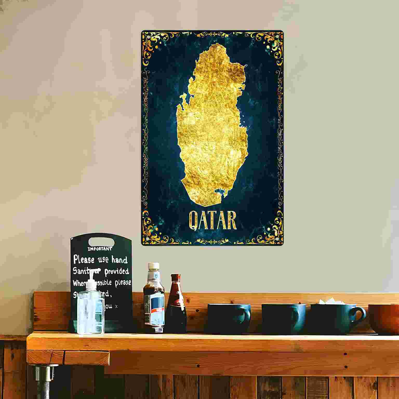 Decorazione da parete in metal - Home Decor Qatar recensione e prezzo