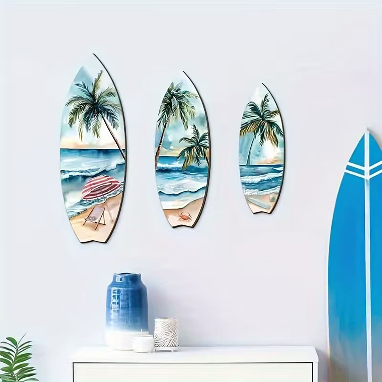 Set di 3 decorazioni murali in - Home Decor Nautical recensione e prezzo