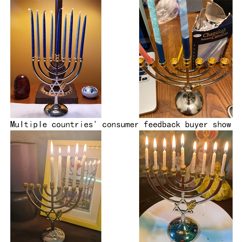 Menorah per Hanukkah a 9 Bracc - Home Decor Gift recensione e prezzo