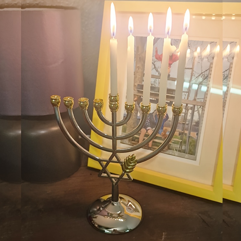 Menorah per Hanukkah a 9 Bracc - Home Decor Gift recensione e prezzo