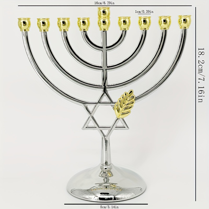 Menorah per Hanukkah a 9 Bracc - Home Decor Gift recensione e prezzo