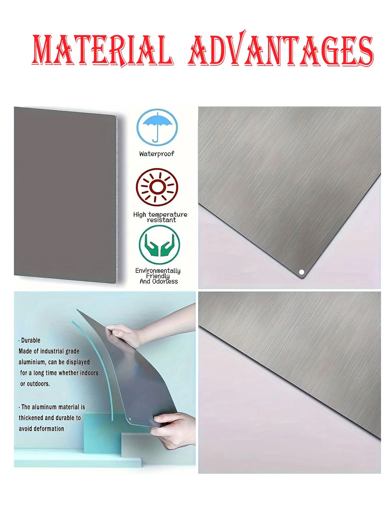[2D Piatto] 1 pezzo Insegna in - Home Decor Qatar recensione e prezzo