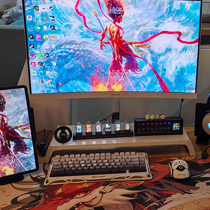 Orologio RGB con Tubi Nixie, L - Home Decor Diy Ideas recensione e prezzo
