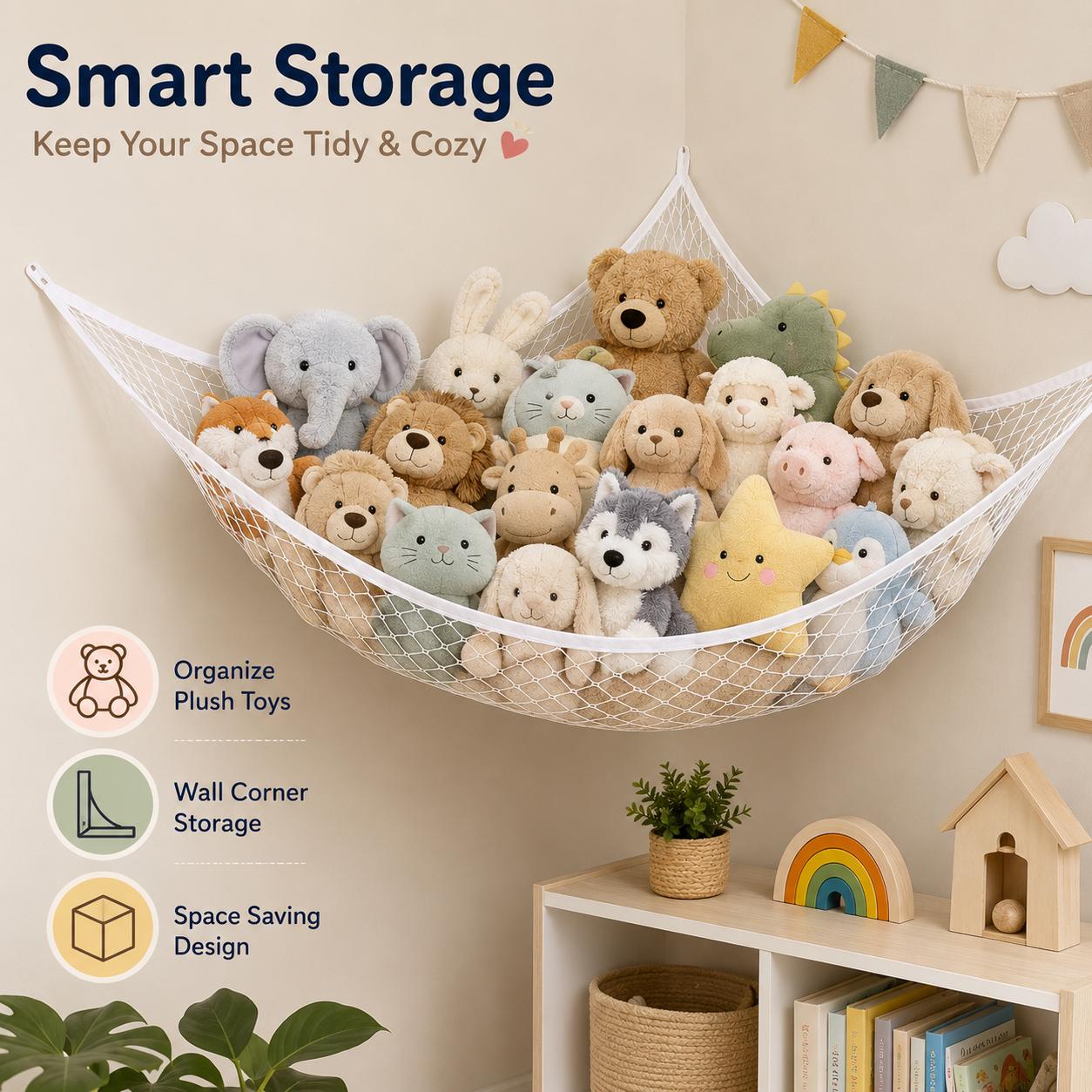 Amaca portaoggetti in rete per - Home Decor Rustic recensione e prezzo