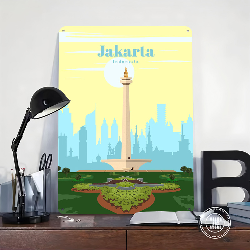 Poster da Viaggio a Jakarta, S - Home Decor Jakarta recensione e prezzo