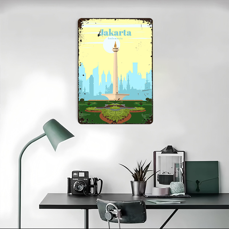 Poster da Viaggio a Jakarta, S - Home Decor Jakarta recensione e prezzo