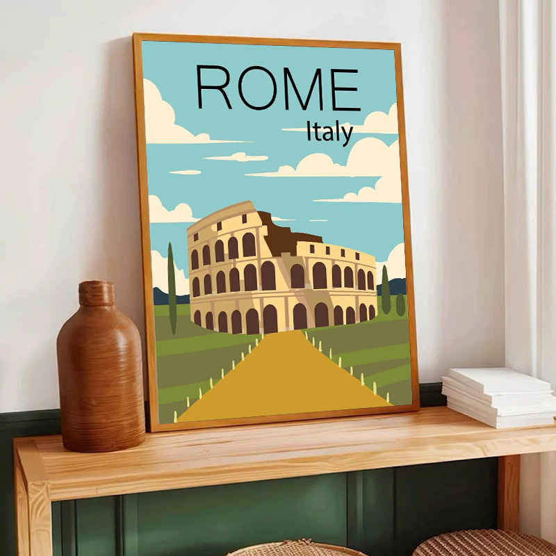 Poster di Viaggio in Stile Ret - Home Decor Jakarta recensione e prezzo
