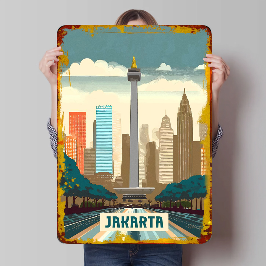Targa in metallo decorativa pe - Home Decor Jakarta recensione e prezzo