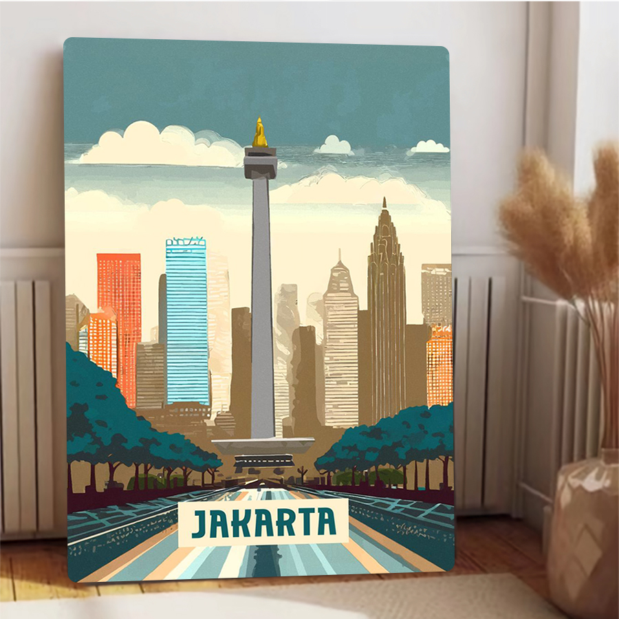 Targa in metallo decorativa pe - Home Decor Jakarta recensione e prezzo