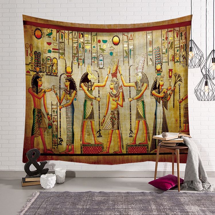 Arazzo Giallo con Stampa Cultu - Home Decor Egypt recensione e prezzo