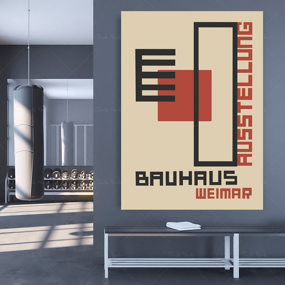 Bauhaus Ausstellung Stampe su  - Home Decor Expo recensione e prezzo