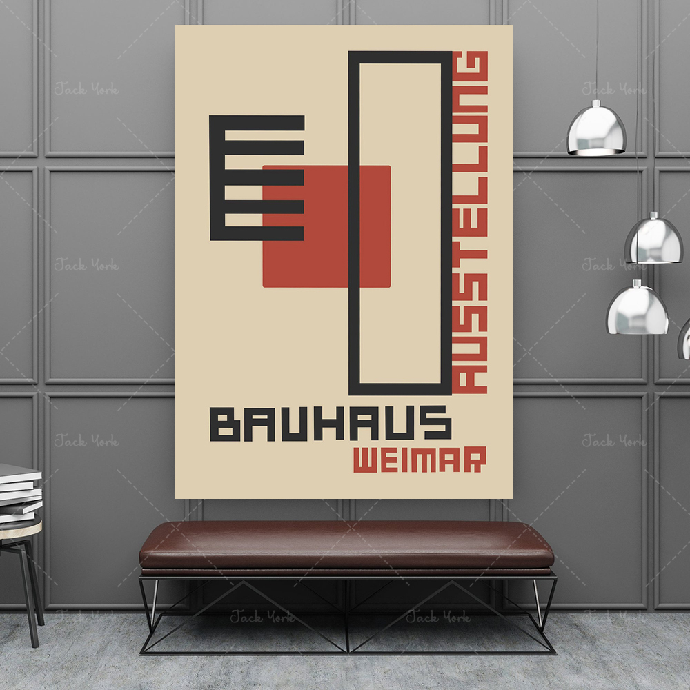 Bauhaus Ausstellung Stampe su  - Home Decor Expo recensione e prezzo