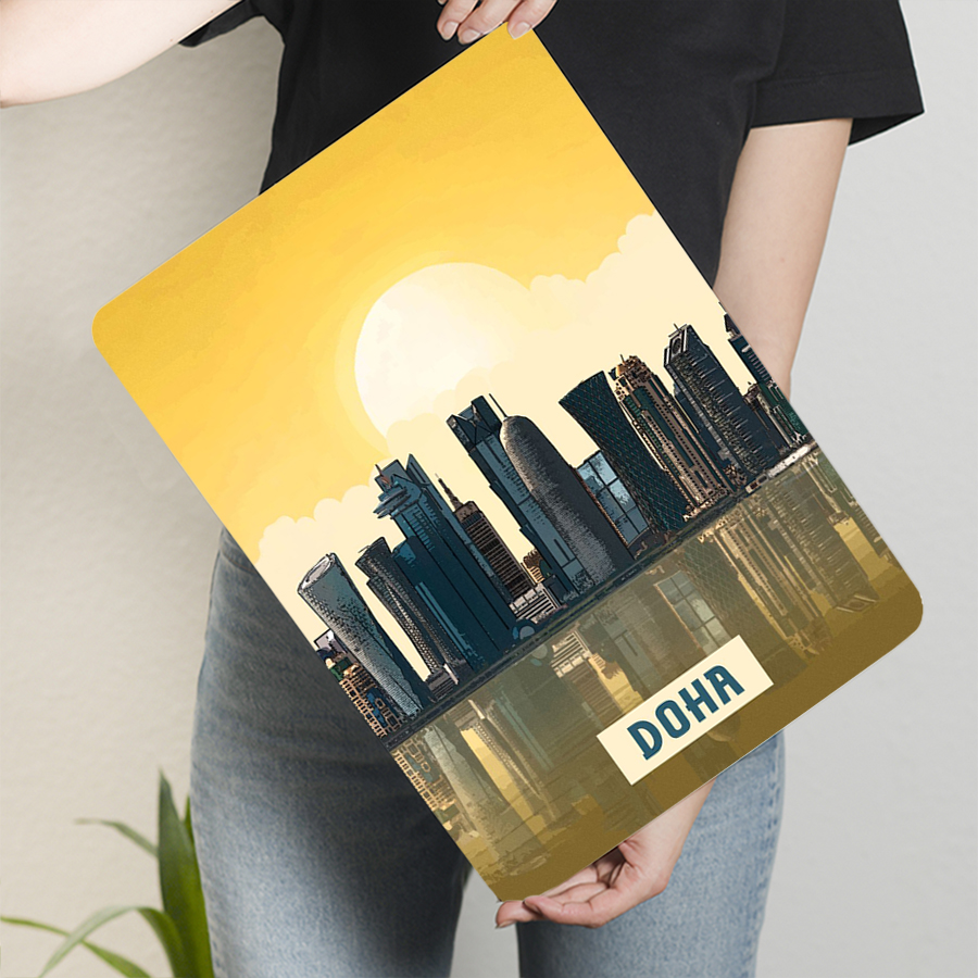 Doha Skyline Metal Wall Art Qa - Home Decor Qatar recensione e prezzo
