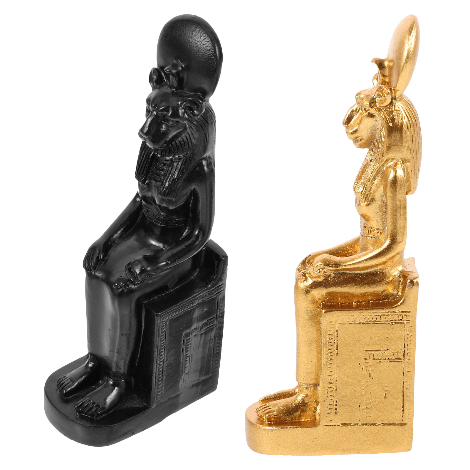 2 Pezzi Statua di Sfinge in Re - Home Decor Egypt recensione e prezzo