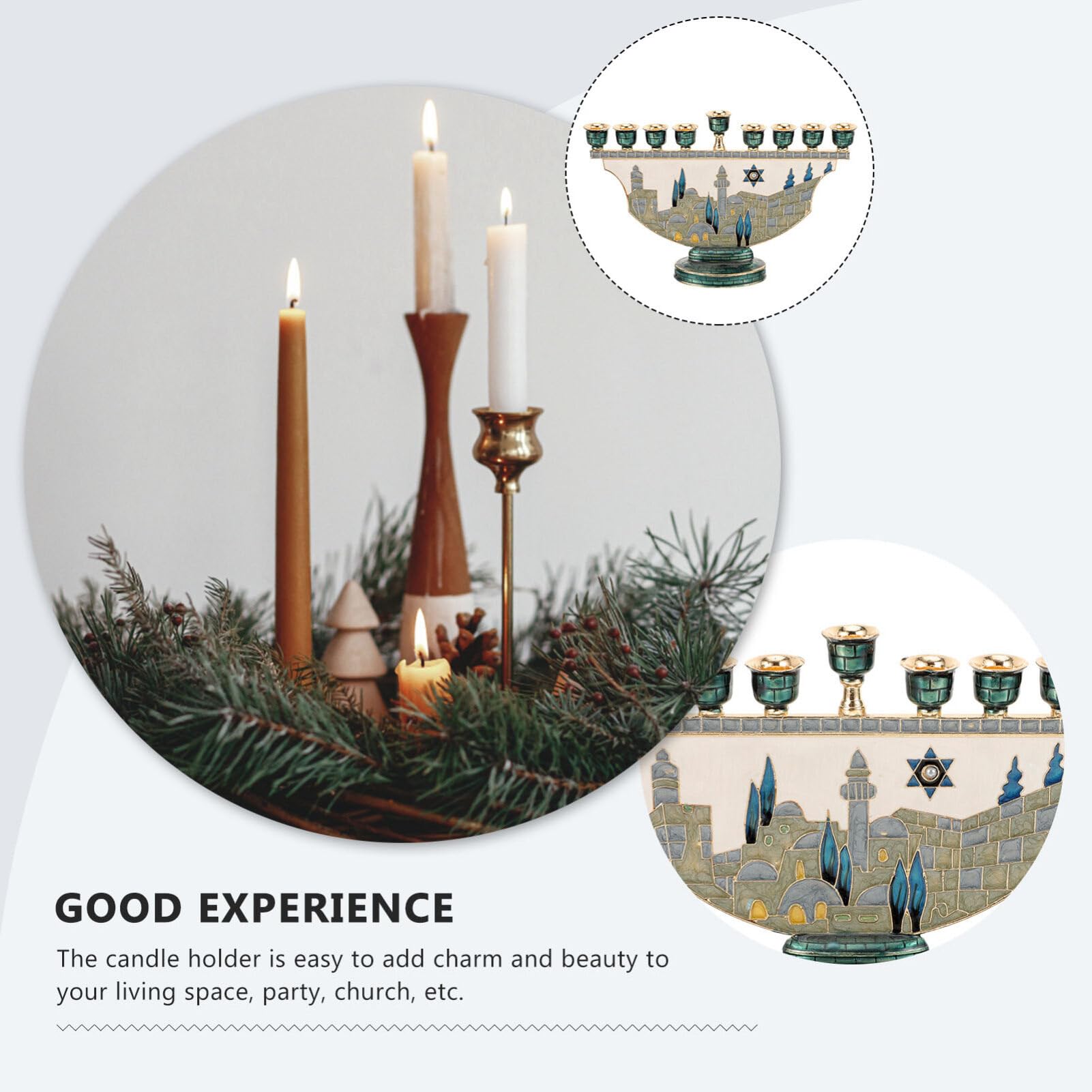Menorah di Gerusalemme, Portac - Home Decor Gift recensione e prezzo